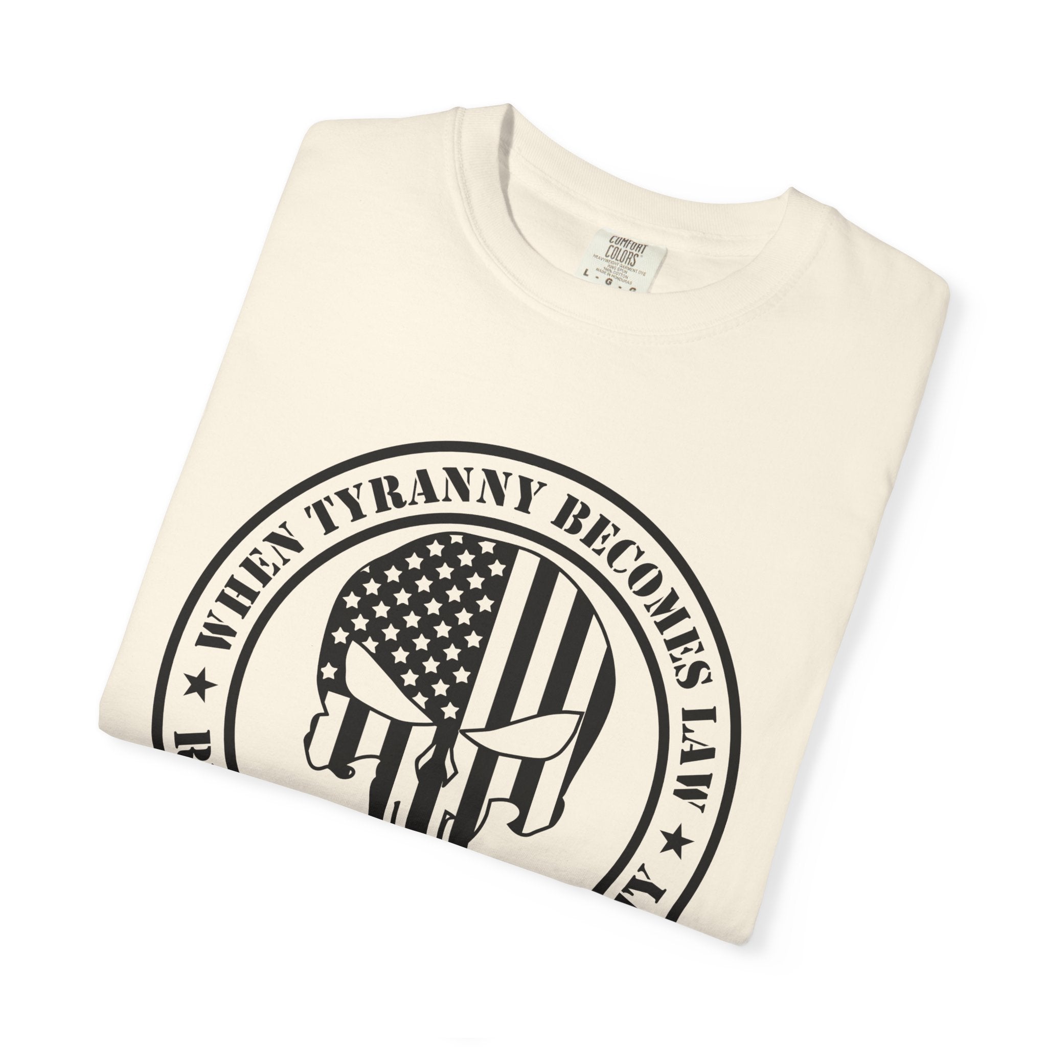 Freedom Skull T-Shirt – "When Tyranny Becomes Law" Patriotic Tee