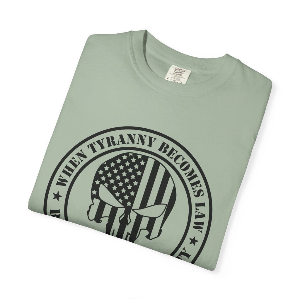 Freedom Skull T-Shirt – "When Tyranny Becomes Law" Patriotic Tee