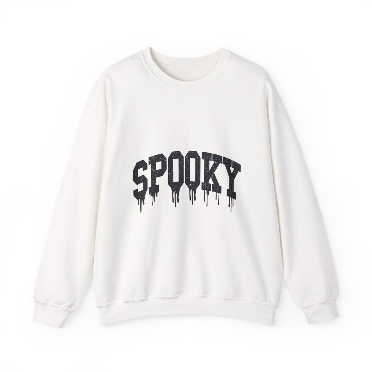Spooky Drip Crewneck Sweatshirt — Halloween Graphic Pullover