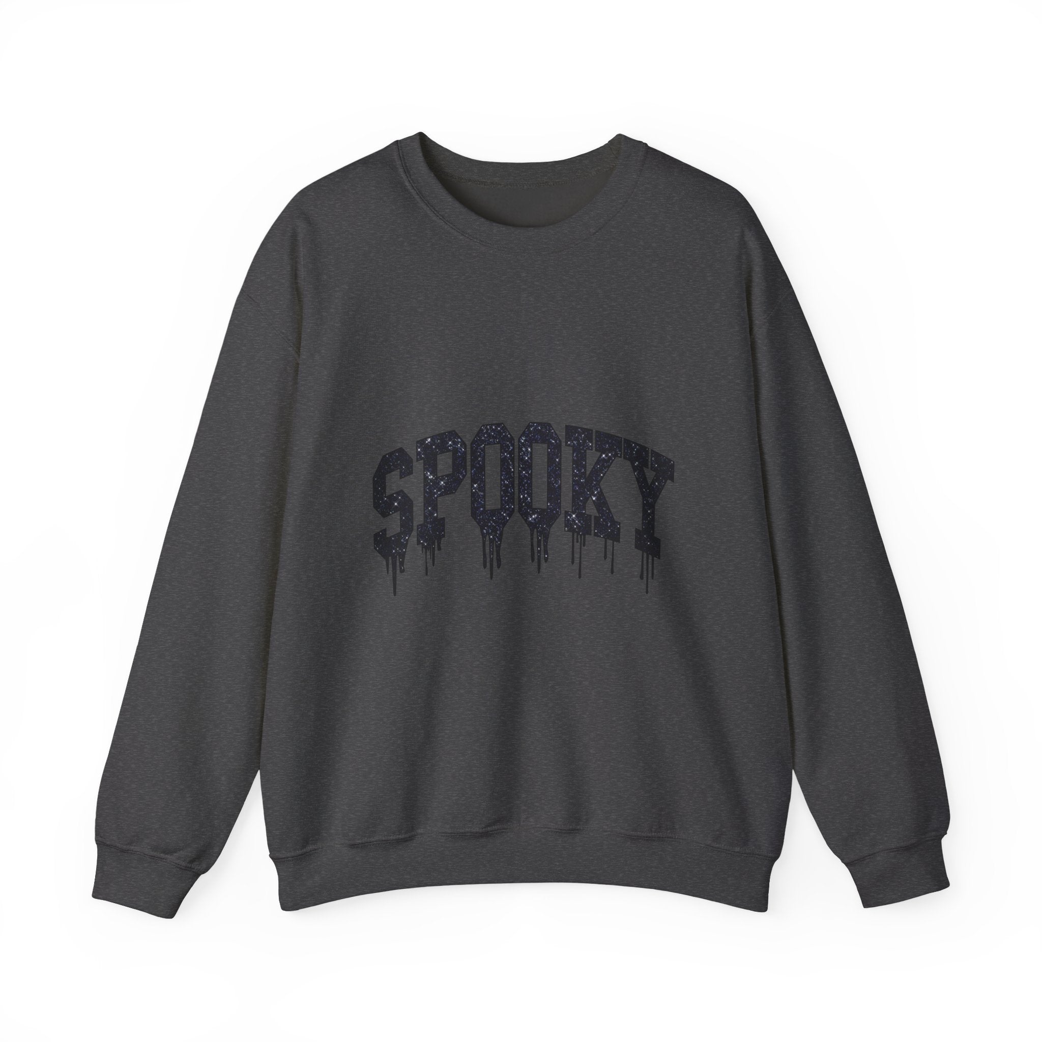 Spooky Drip Crewneck Sweatshirt — Halloween Graphic Pullover