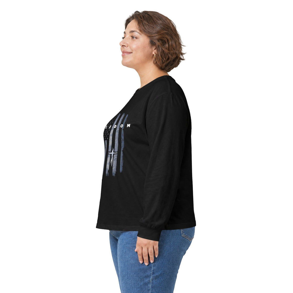 Freedom Flag Long Sleeve Tee