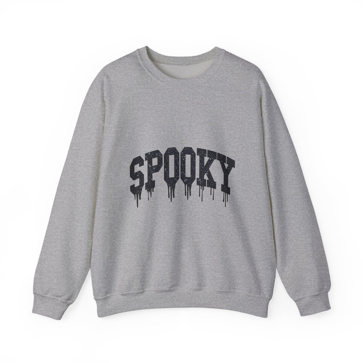 Spooky Drip Crewneck Sweatshirt — Halloween Graphic Pullover