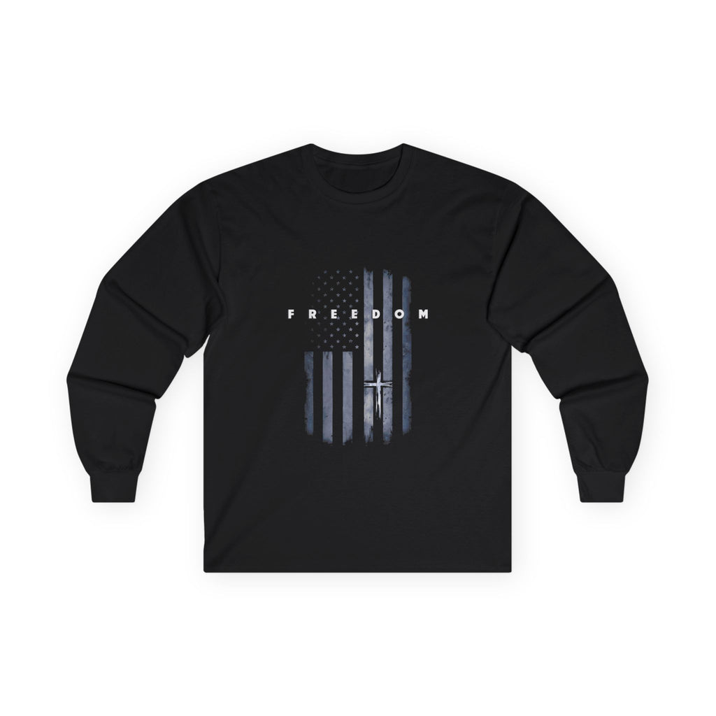 Freedom Flag Long Sleeve Tee