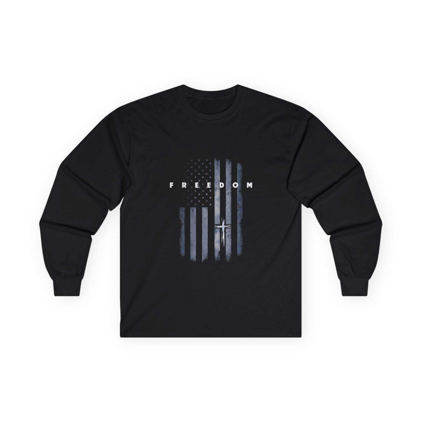 Freedom Flag Long Sleeve Tee